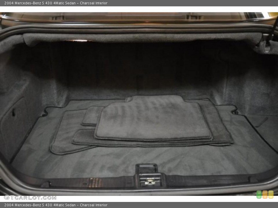 Charcoal Interior Trunk for the 2004 Mercedes-Benz S 430 4Matic Sedan #45088600
