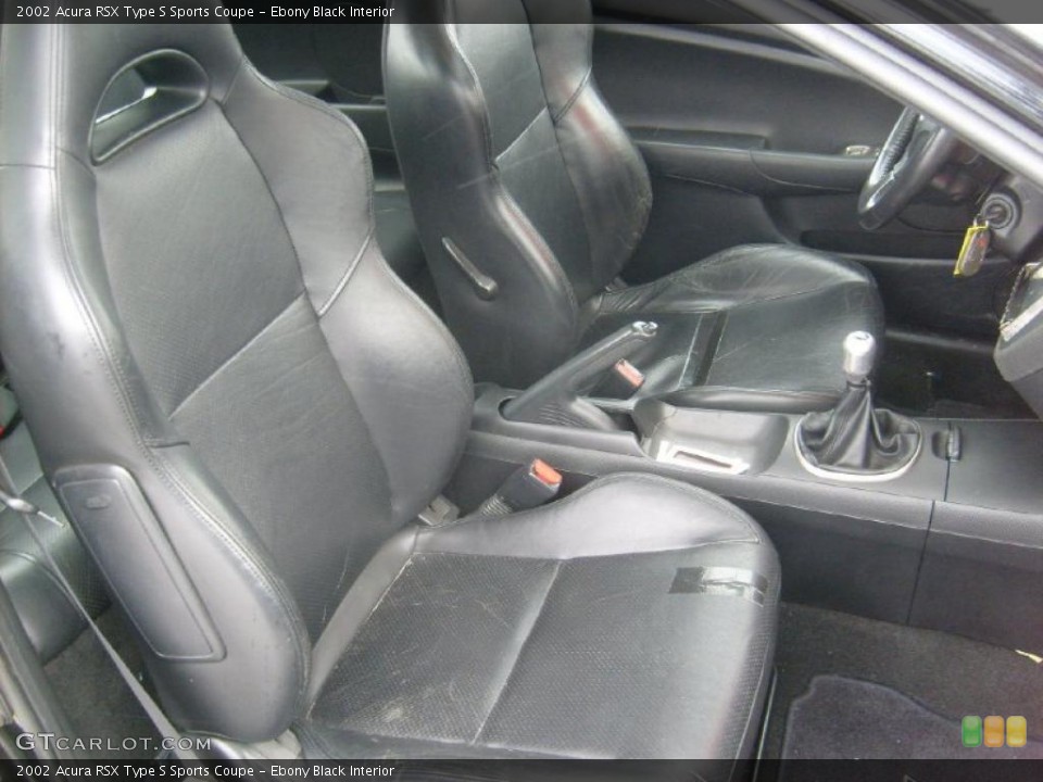 Ebony Black Interior Photo for the 2002 Acura RSX Type S Sports Coupe #45091962