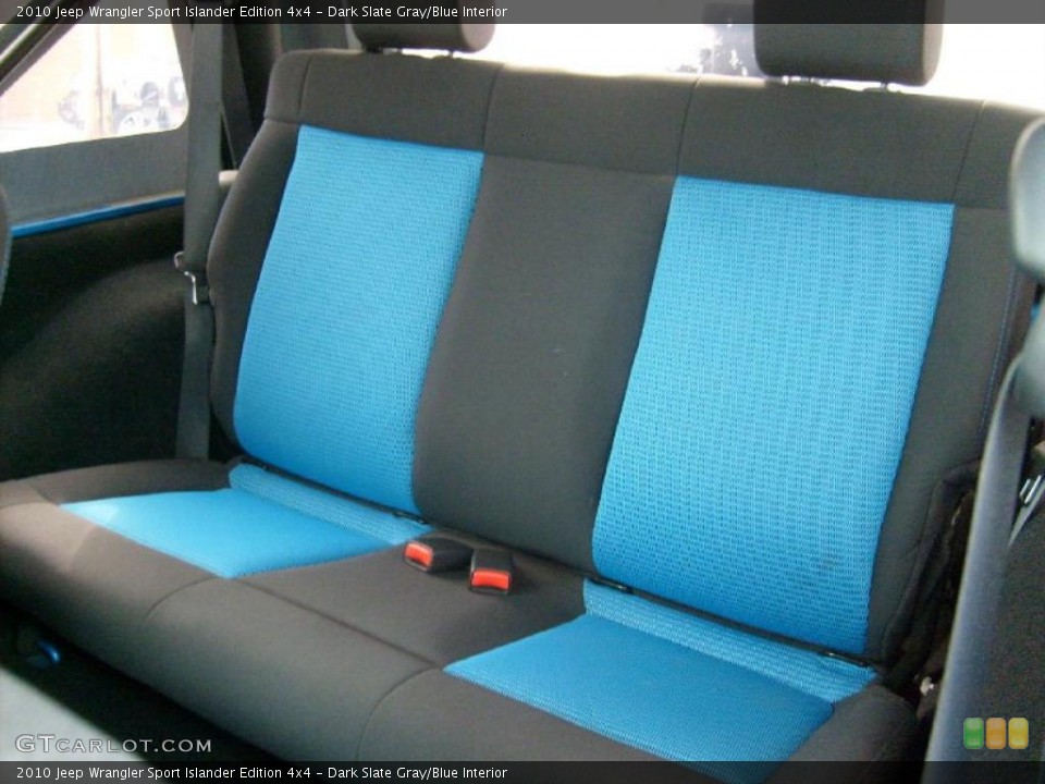 Dark Slate Gray/Blue Interior Photo for the 2010 Jeep Wrangler Sport Islander Edition 4x4 #45092281