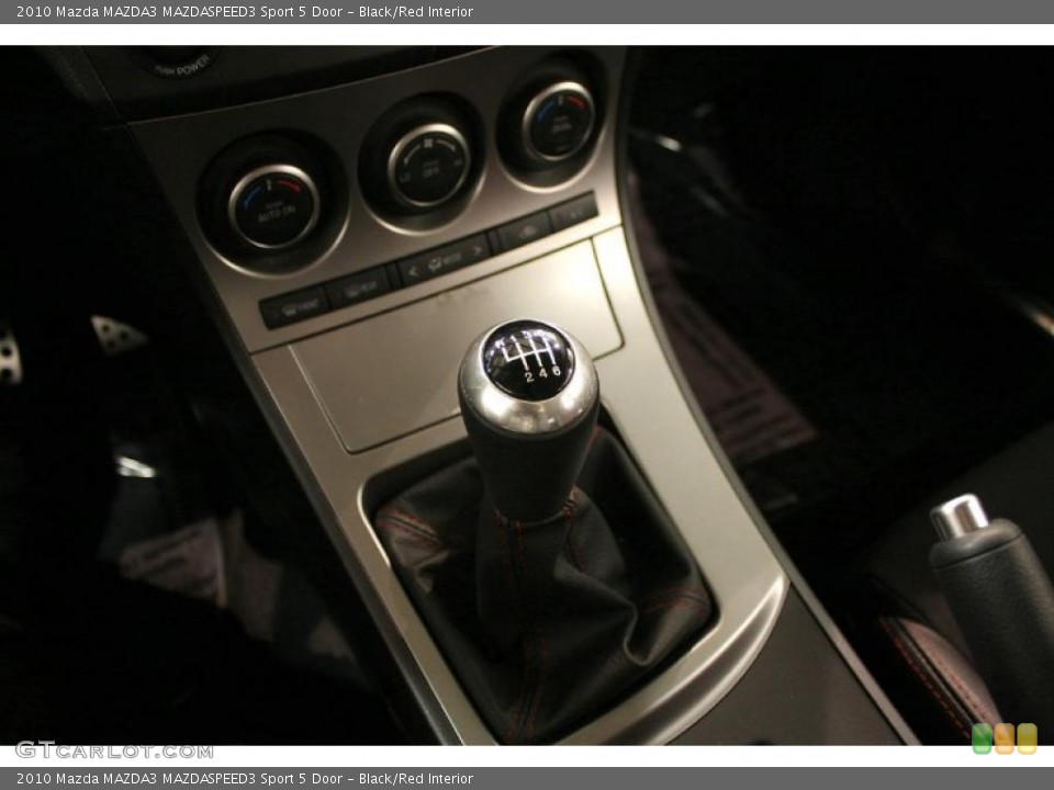 Black/Red Interior Transmission for the 2010 Mazda MAZDA3 MAZDASPEED3 Sport 5 Door #45093305