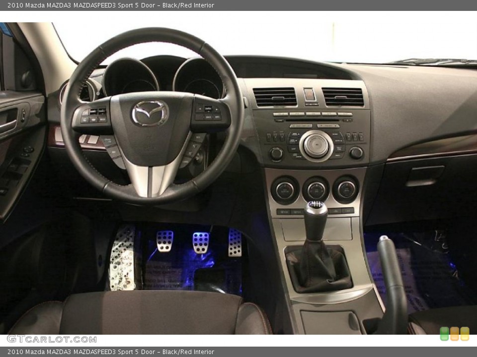 Black/Red Interior Dashboard for the 2010 Mazda MAZDA3 MAZDASPEED3 Sport 5 Door #45093349