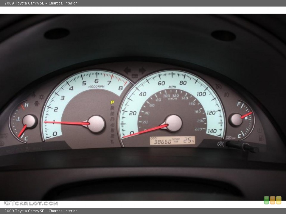 Charcoal Interior Gauges for the 2009 Toyota Camry SE #45093677