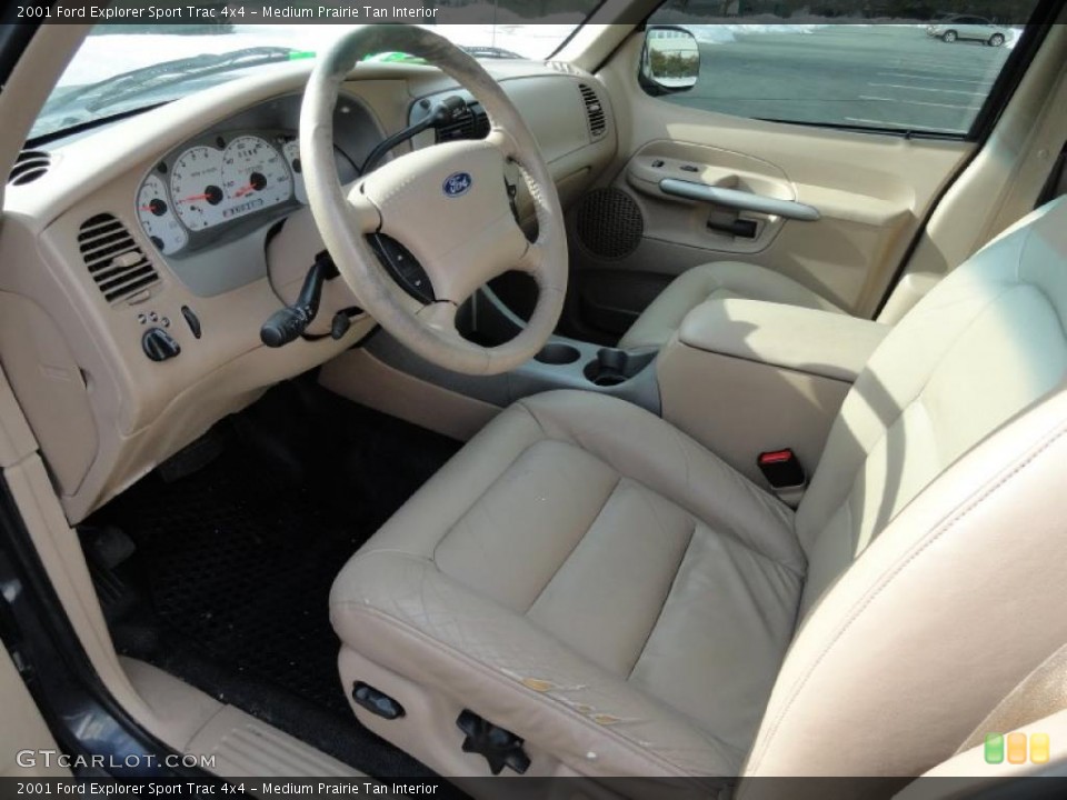 Medium Prairie Tan Interior Prime Interior for the 2001 Ford Explorer Sport Trac 4x4 #45094017
