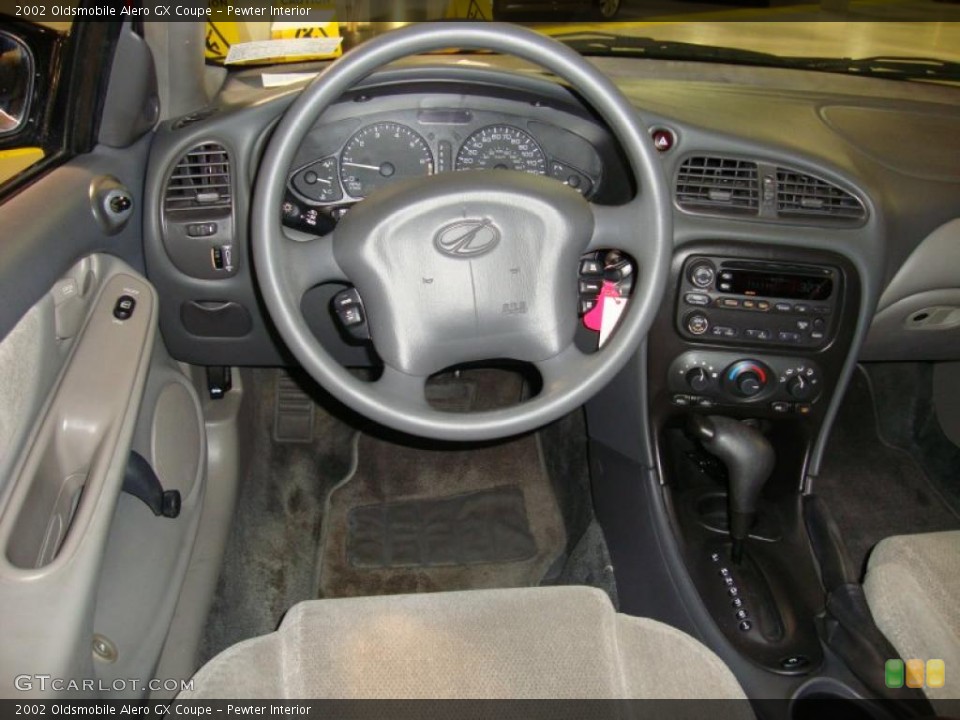 Pewter Interior Dashboard for the 2002 Oldsmobile Alero GX Coupe #45096185