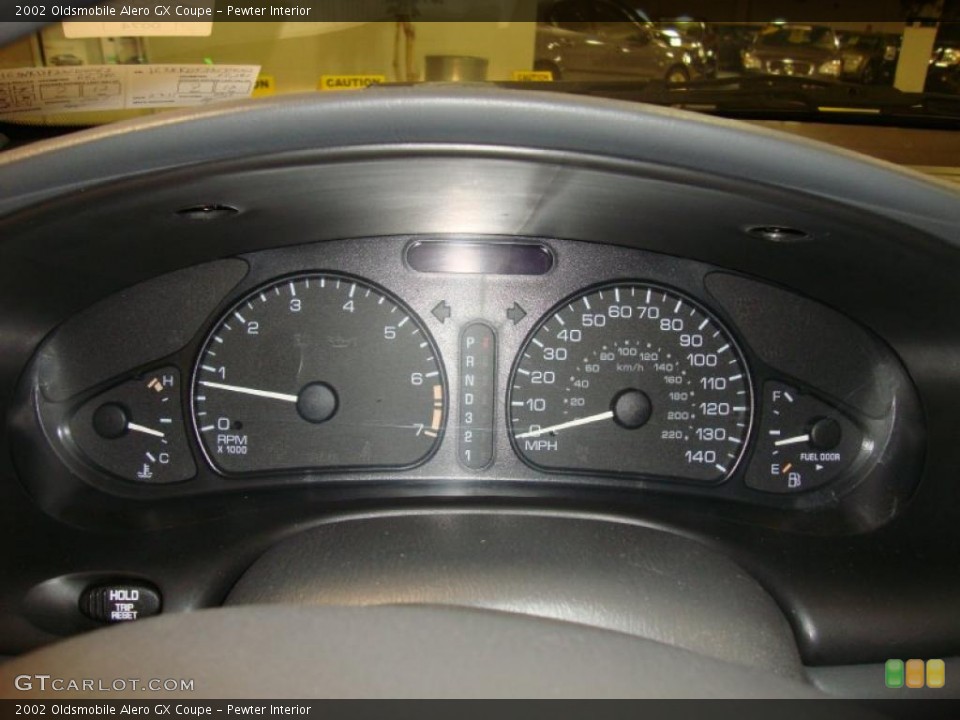 Pewter Interior Gauges for the 2002 Oldsmobile Alero GX Coupe #45096269