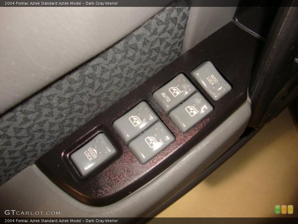 Dark Gray Interior Controls for the 2004 Pontiac Aztek  #45096857
