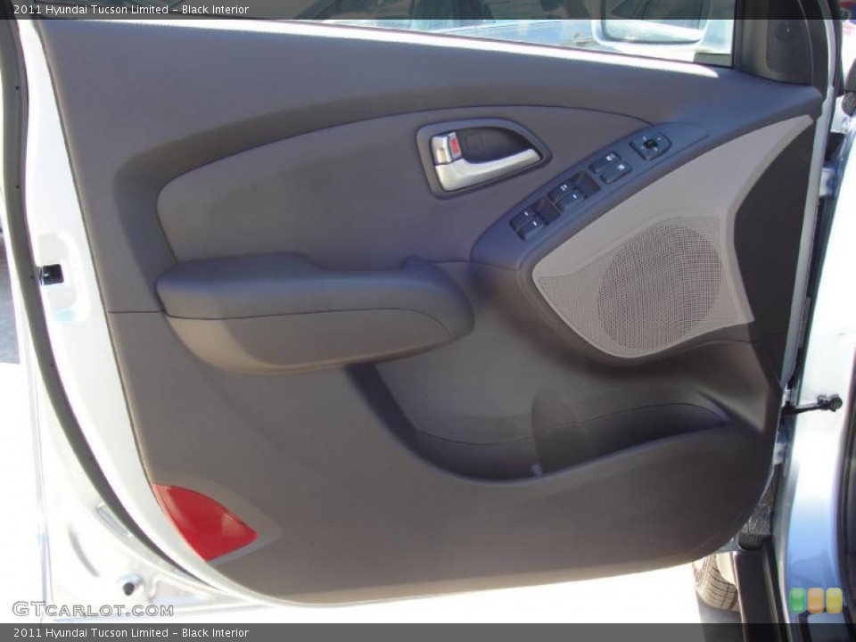 Black Interior Door Panel for the 2011 Hyundai Tucson Limited #45098666
