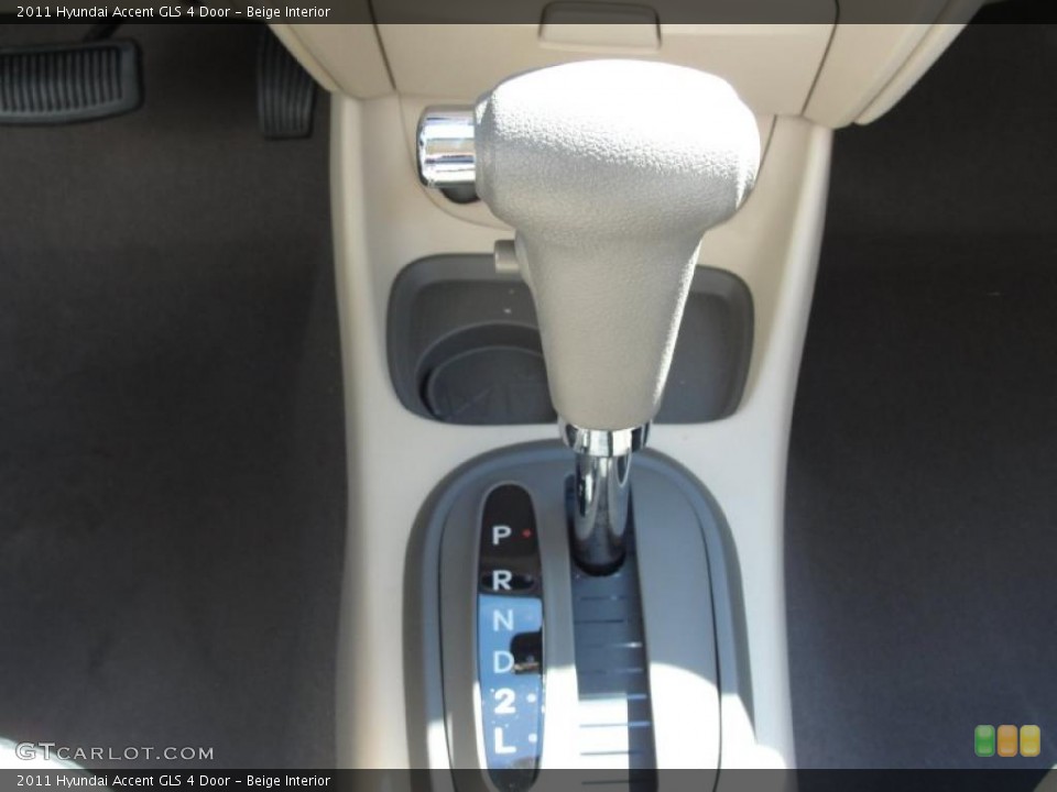 Beige Interior Transmission for the 2011 Hyundai Accent GLS 4 Door #45100978