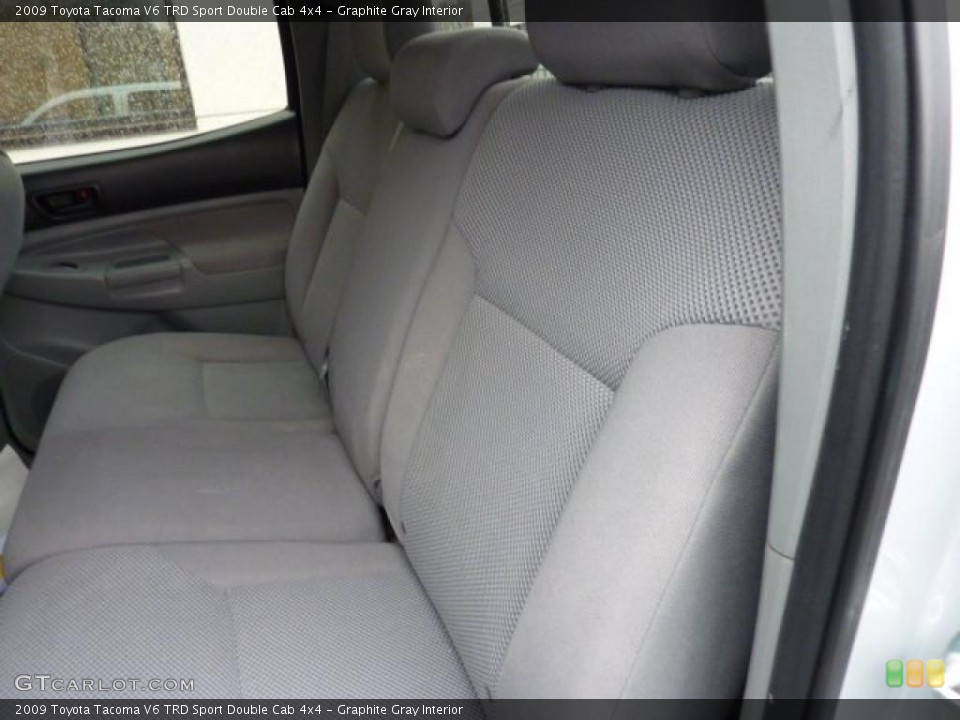 Graphite Gray Interior Photo for the 2009 Toyota Tacoma V6 TRD Sport Double Cab 4x4 #45101452