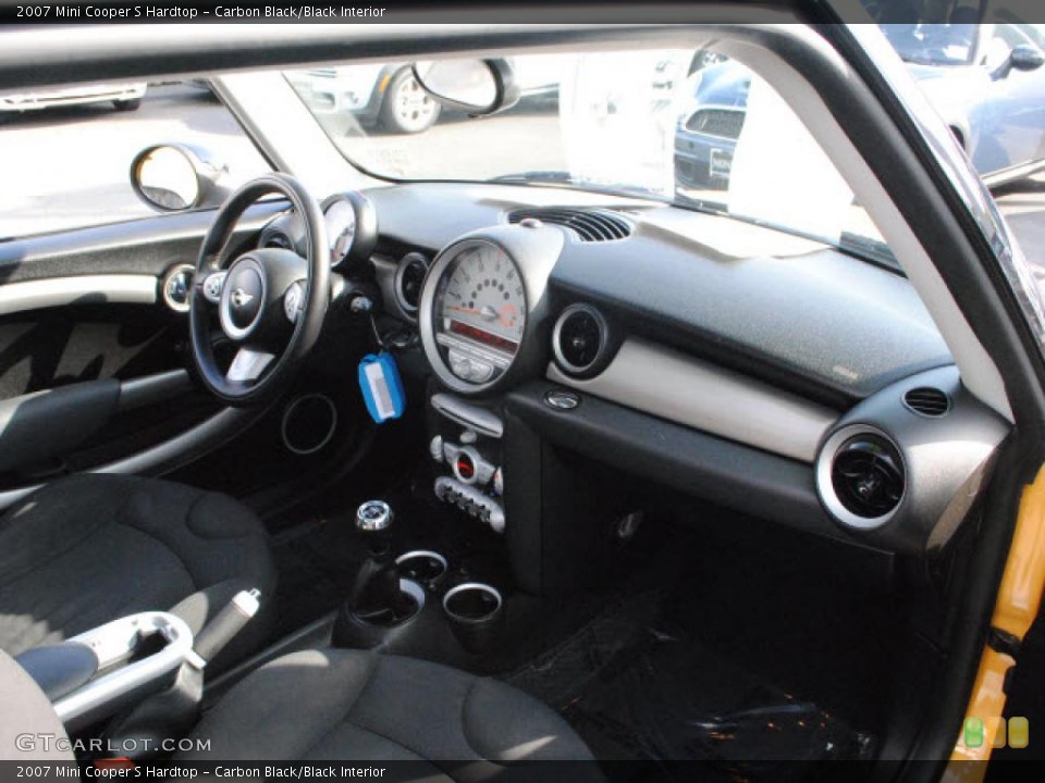 Carbon Black/Black Interior Dashboard for the 2007 Mini Cooper S Hardtop #45101825