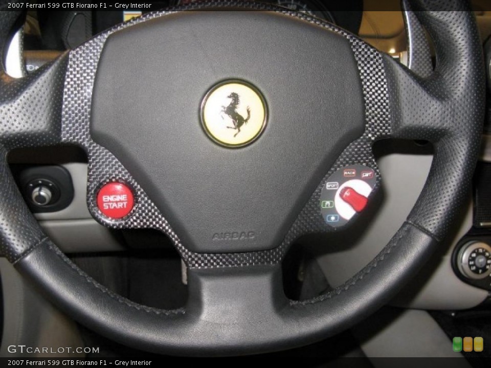 Grey Interior Controls for the 2007 Ferrari 599 GTB Fiorano F1 #45105888