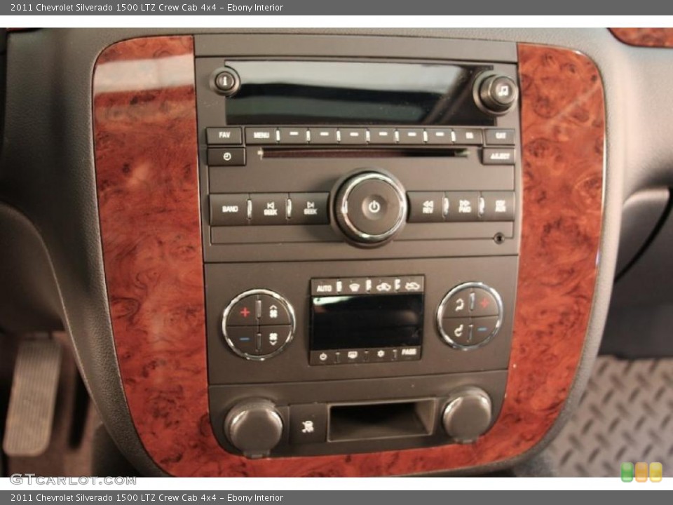 Ebony Interior Controls for the 2011 Chevrolet Silverado 1500 LTZ Crew Cab 4x4 #45106572