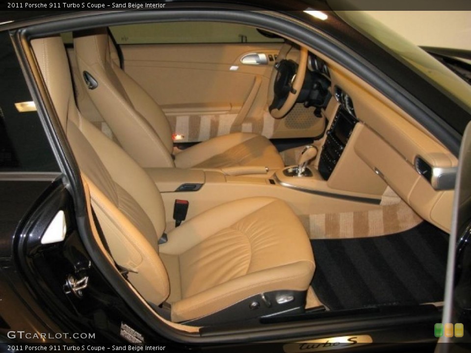 Sand Beige Interior Photo for the 2011 Porsche 911 Turbo S Coupe #45107228