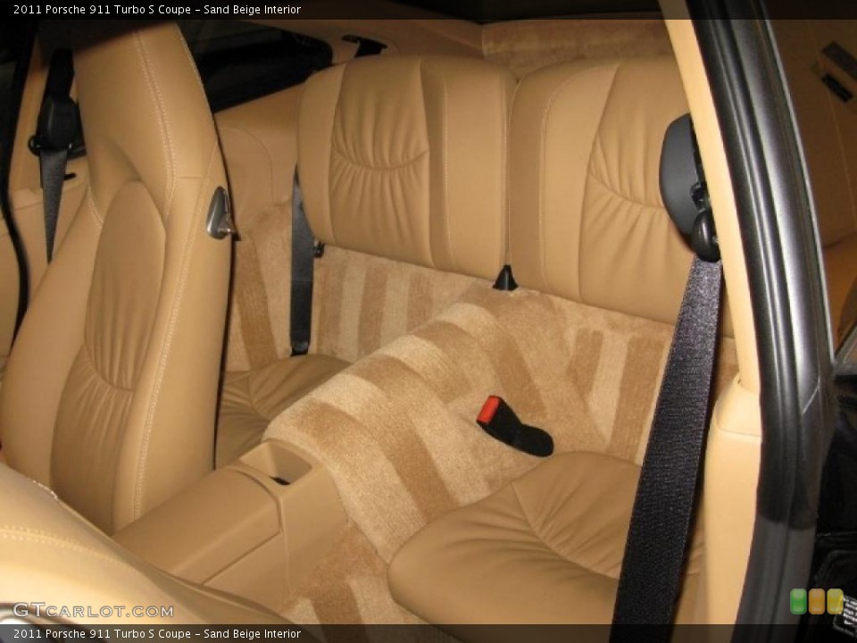 Sand Beige Interior Photo for the 2011 Porsche 911 Turbo S Coupe #45107244