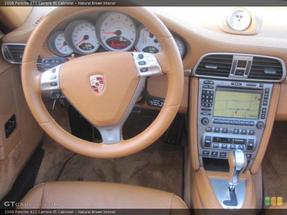 Natural Brown Interior Transmission for the 2008 Porsche 911 Carrera 4S Cabriolet #45108260