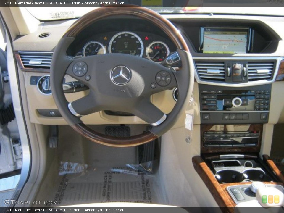 Almond/Mocha Interior Dashboard for the 2011 Mercedes-Benz E 350 BlueTEC Sedan #45108608