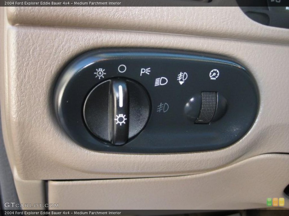 Medium Parchment Interior Controls for the 2004 Ford Explorer Eddie Bauer 4x4 #45108785