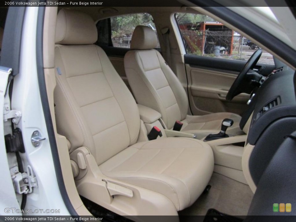 Pure Beige Interior Photo for the 2006 Volkswagen Jetta TDI Sedan #45108984