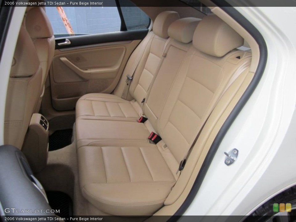 Pure Beige Interior Photo for the 2006 Volkswagen Jetta TDI Sedan #45108994