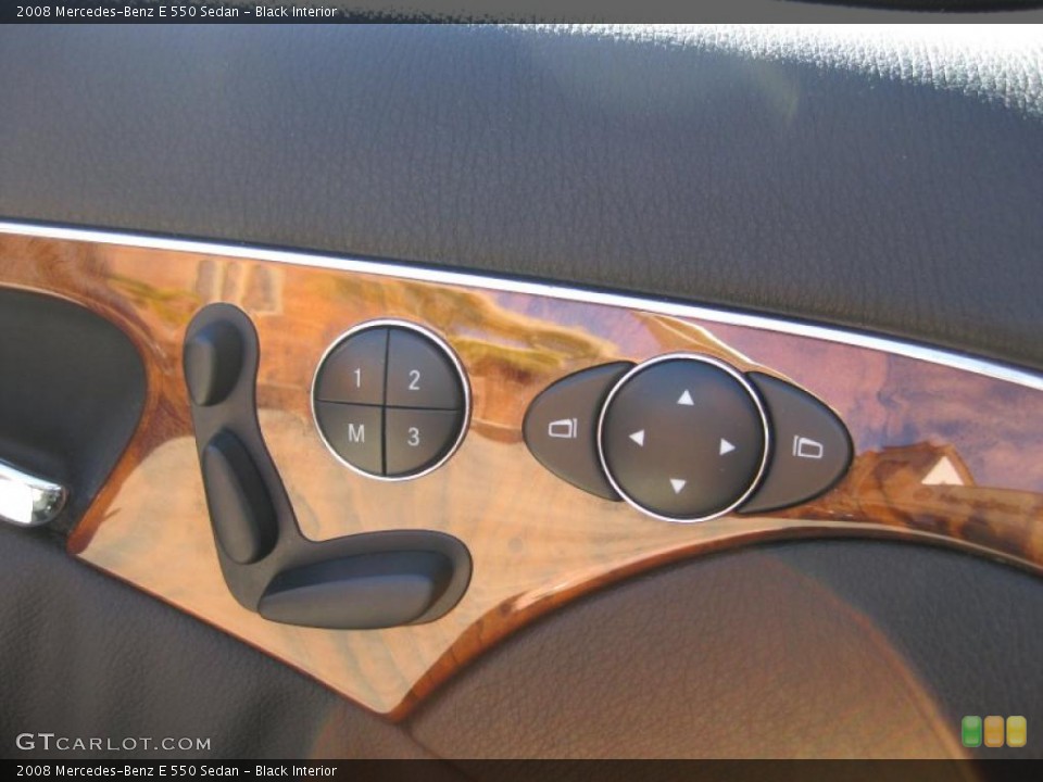 Black Interior Controls for the 2008 Mercedes-Benz E 550 Sedan #45109276