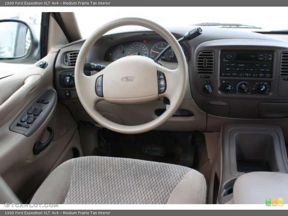 Medium Prairie Tan Interior Dashboard for the 1999 Ford Expedition XLT 4x4 #45109468