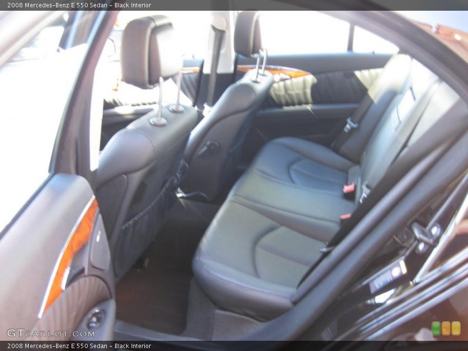 Black Interior Photo for the 2008 Mercedes-Benz E 550 Sedan #45109472