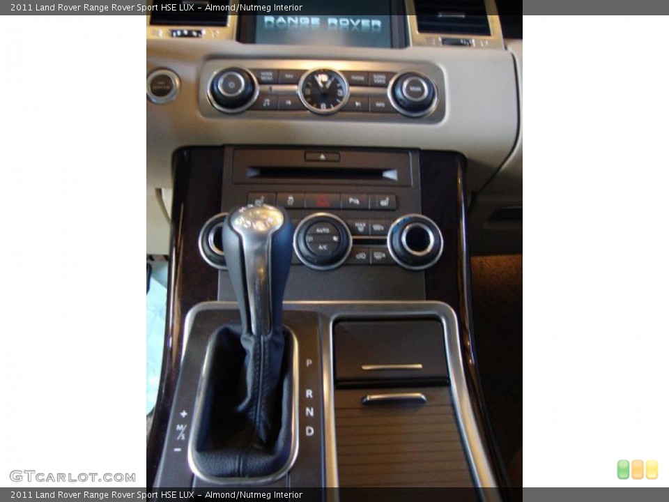 Almond/Nutmeg Interior Controls for the 2011 Land Rover Range Rover Sport HSE LUX #45109552