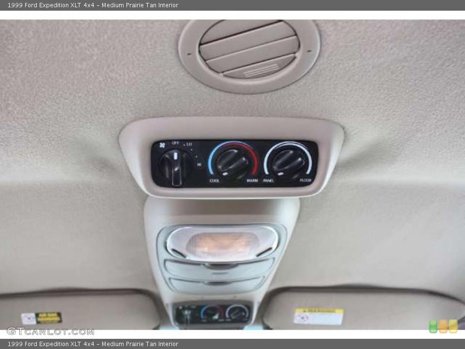Medium Prairie Tan Interior Controls for the 1999 Ford Expedition XLT 4x4 #45109576