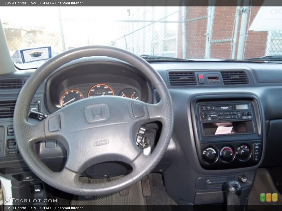 Charcoal Interior Dashboard for the 1999 Honda CR-V LX 4WD #45109652