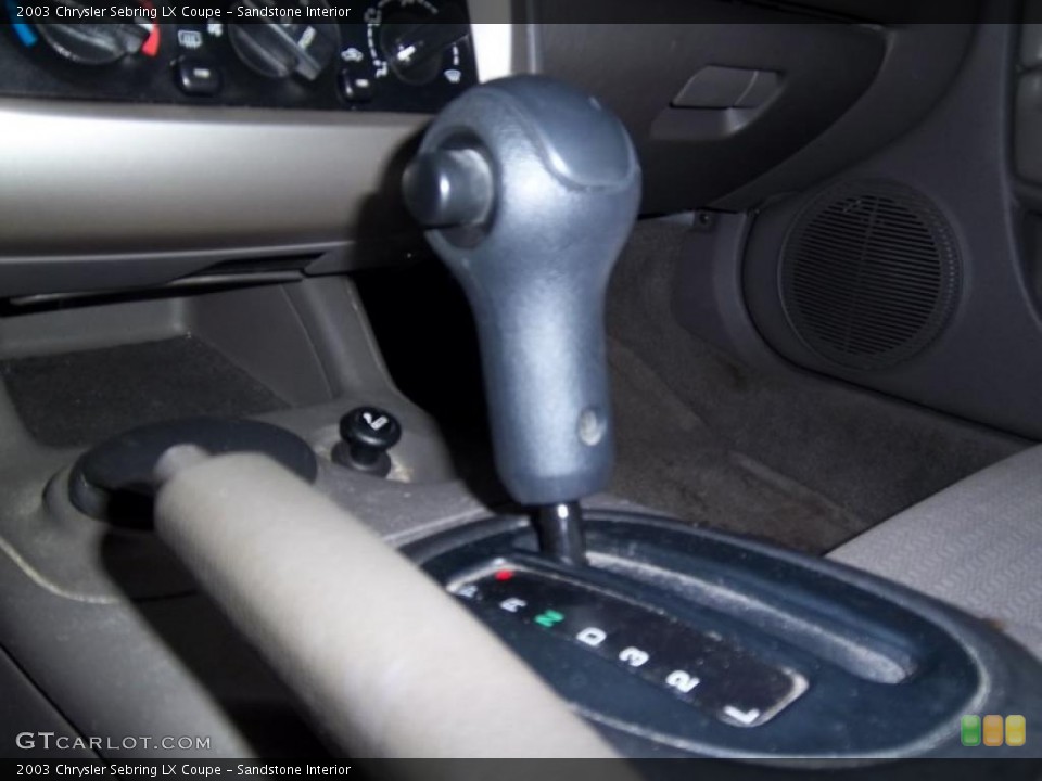 Sandstone Interior Transmission for the 2003 Chrysler Sebring LX Coupe #45110048