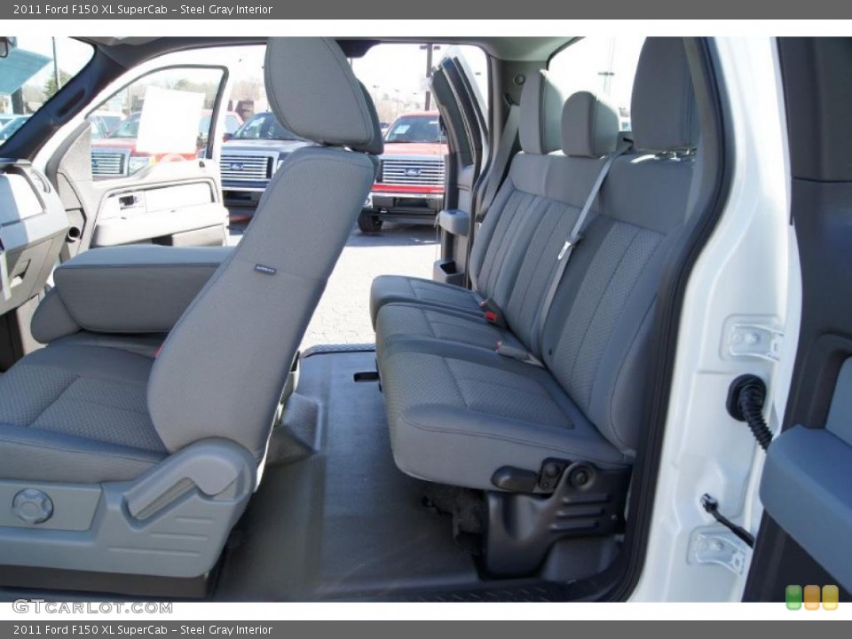 Steel Gray Interior Photo for the 2011 Ford F150 XL SuperCab #45112960