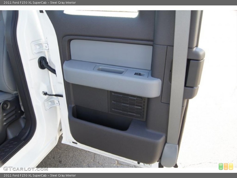 Steel Gray Interior Door Panel for the 2011 Ford F150 XL SuperCab #45112976