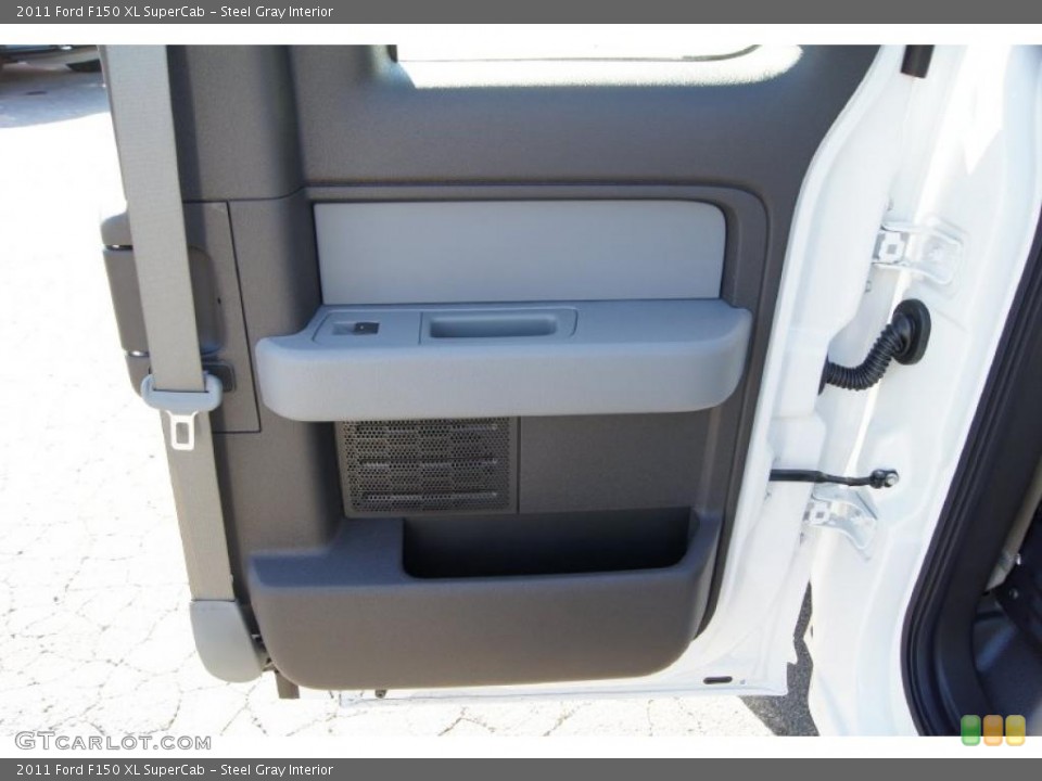 Steel Gray Interior Door Panel for the 2011 Ford F150 XL SuperCab #45112988