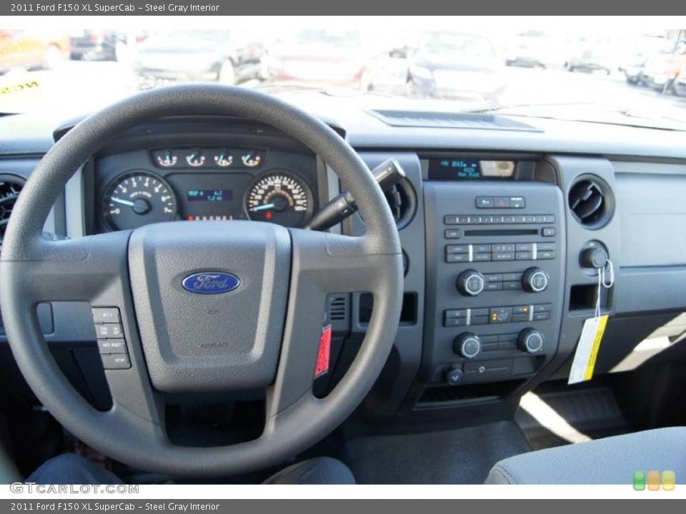 Steel Gray Interior Controls for the 2011 Ford F150 XL SuperCab #45113232