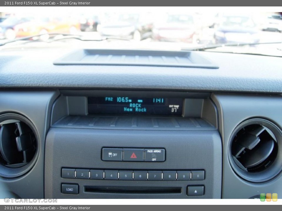 Steel Gray Interior Controls for the 2011 Ford F150 XL SuperCab #45113252
