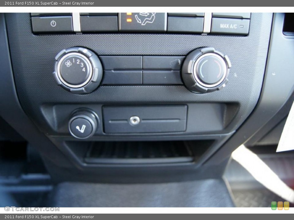 Steel Gray Interior Controls for the 2011 Ford F150 XL SuperCab #45113281