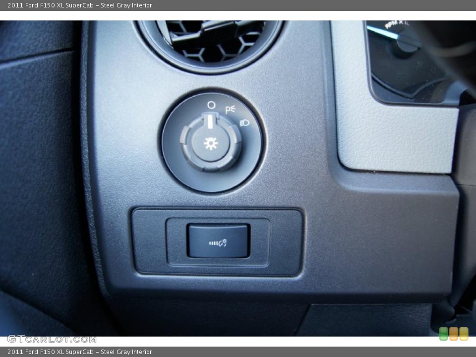 Steel Gray Interior Controls for the 2011 Ford F150 XL SuperCab #45113317