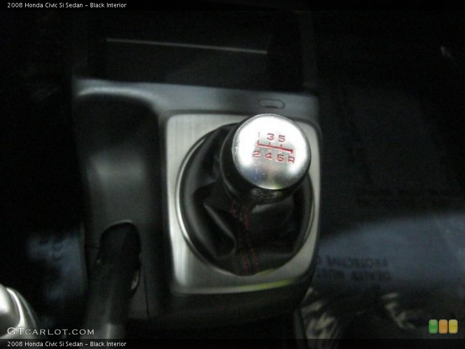 Black Interior Transmission for the 2008 Honda Civic Si Sedan #45117914