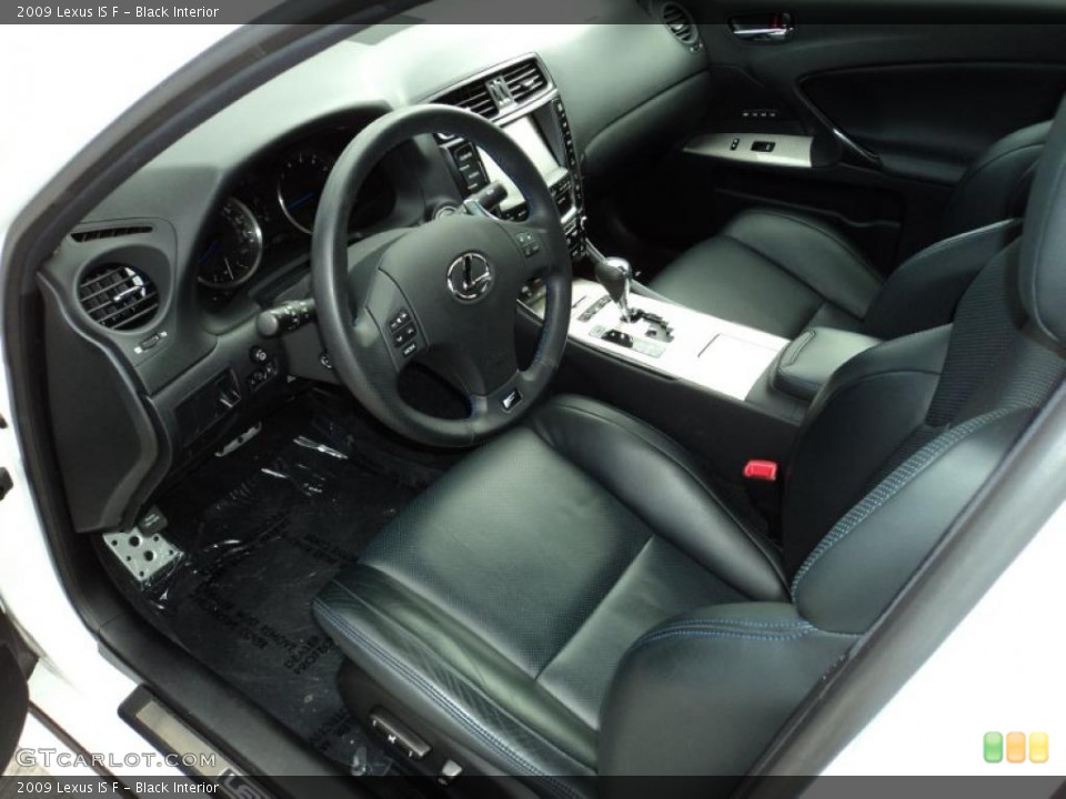 Black Interior Photo for the 2009 Lexus IS F #45118346