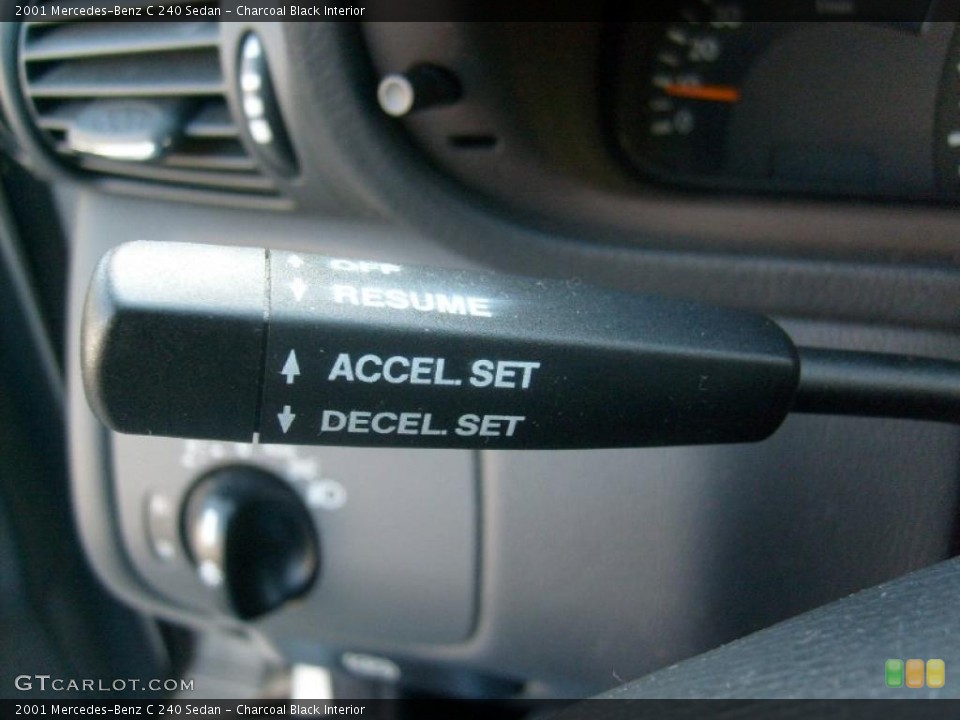 Charcoal Black Interior Controls for the 2001 Mercedes-Benz C 240 Sedan #45118562