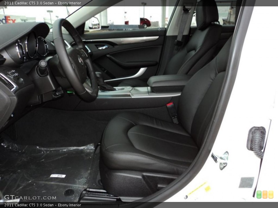 Ebony Interior Photo for the 2011 Cadillac CTS 3.0 Sedan #45119089