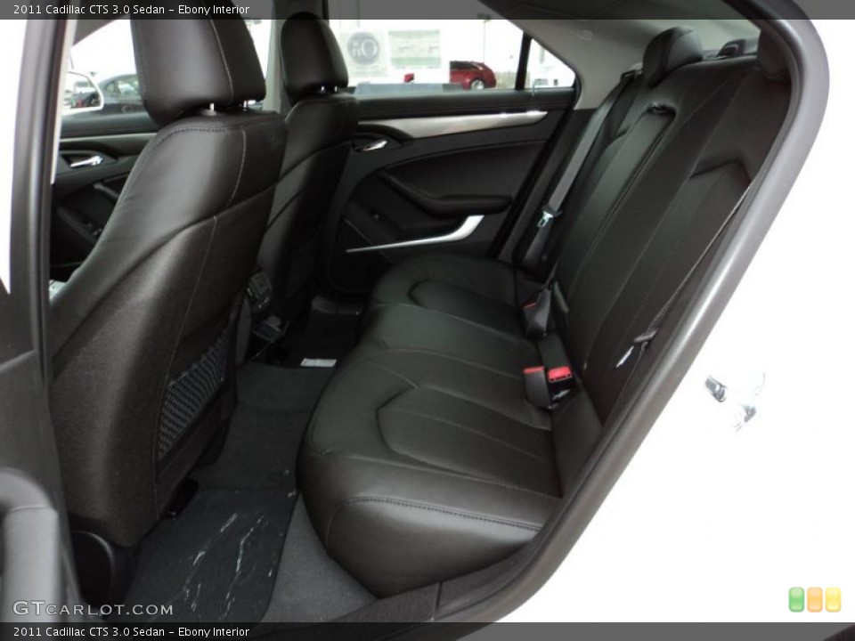 Ebony Interior Photo for the 2011 Cadillac CTS 3.0 Sedan #45119102