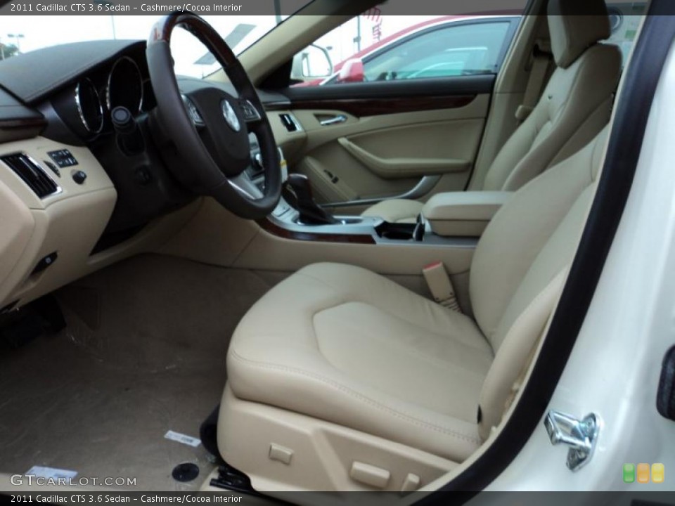 Cashmere/Cocoa Interior Photo for the 2011 Cadillac CTS 3.6 Sedan #45119178