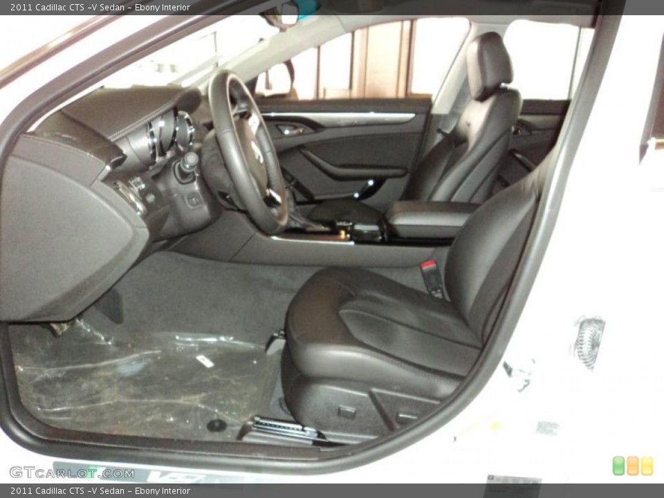 Ebony Interior Photo for the 2011 Cadillac CTS -V Sedan #45119558