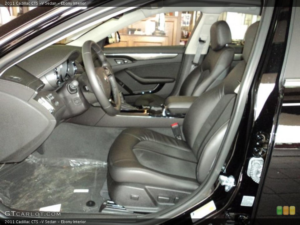 Ebony Interior Photo for the 2011 Cadillac CTS -V Sedan #45119674