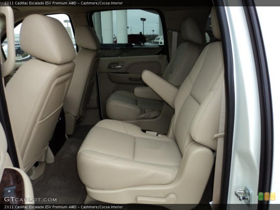 Cashmere/Cocoa Interior Photo for the 2011 Cadillac Escalade ESV Premium AWD #45119810