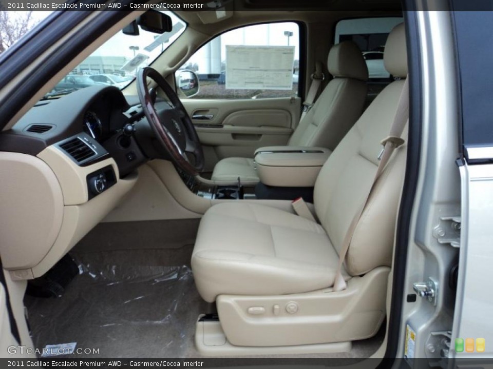 Cashmere/Cocoa Interior Photo for the 2011 Cadillac Escalade Premium AWD #45119926