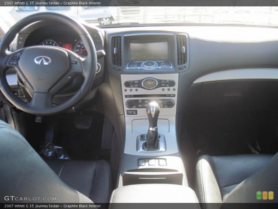 Graphite Black Interior Dashboard for the 2007 Infiniti G 35 Journey Sedan #45121450