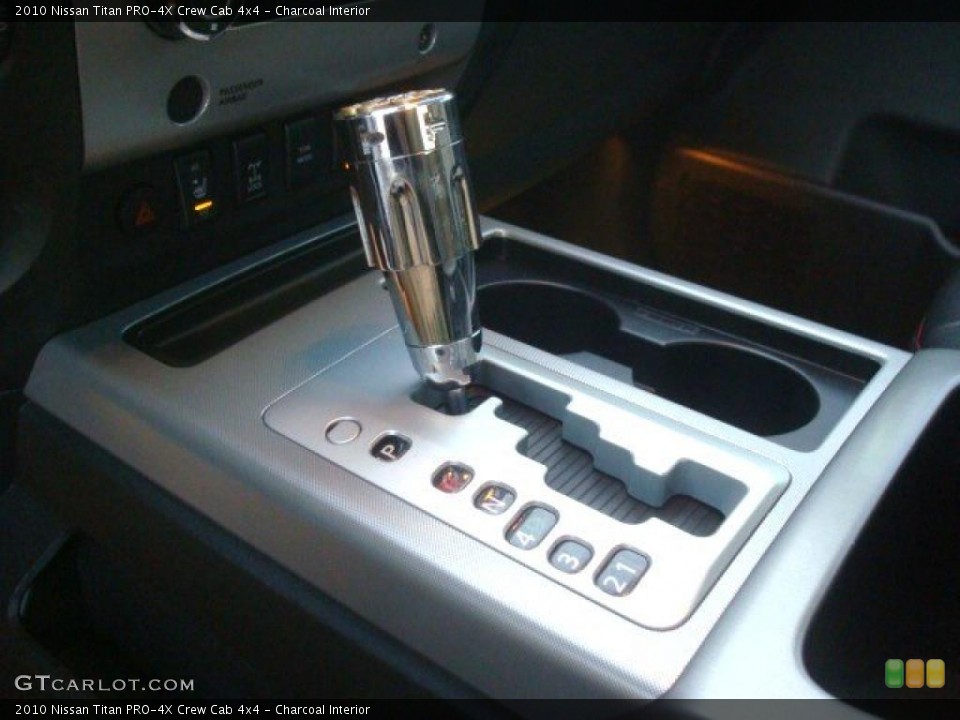 Charcoal Interior Transmission for the 2010 Nissan Titan PRO-4X Crew Cab 4x4 #45121890