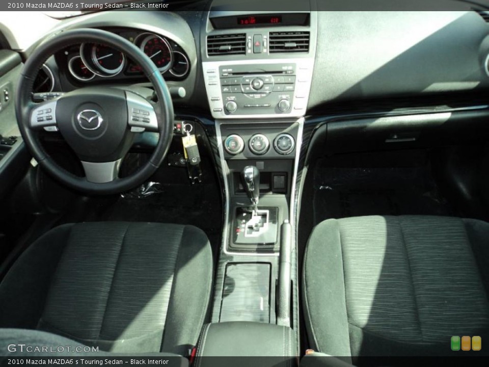 Black Interior Dashboard for the 2010 Mazda MAZDA6 s Touring Sedan #45122534